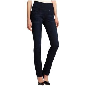 Spanx Signature Waist Straight Leg Jeans Very‎ Black FD5815 Size 27 NWT